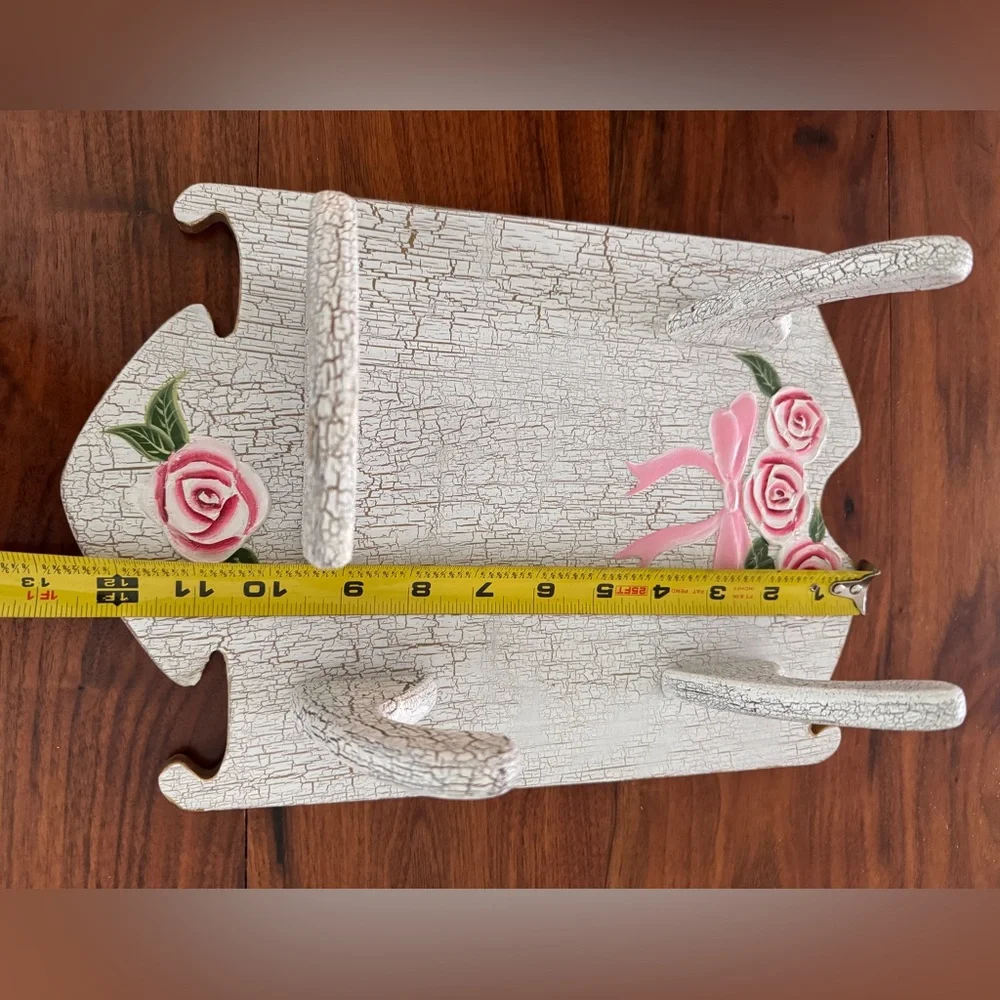 County Style Wooden Wall Shelf Painted Wood Home Decor